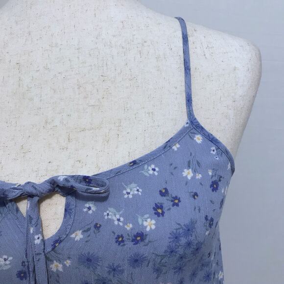 Hippie Rose NWT Blue and White Combo Floral Tank Top Juniors Various - Picture 3 of 11